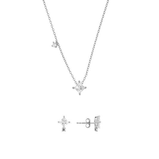 Argento Silver Princess Solitaire Gift Set
