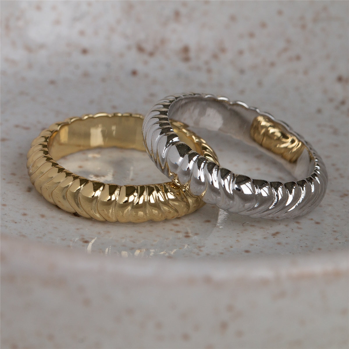 Seek + Find Silver She Is Strong Ring