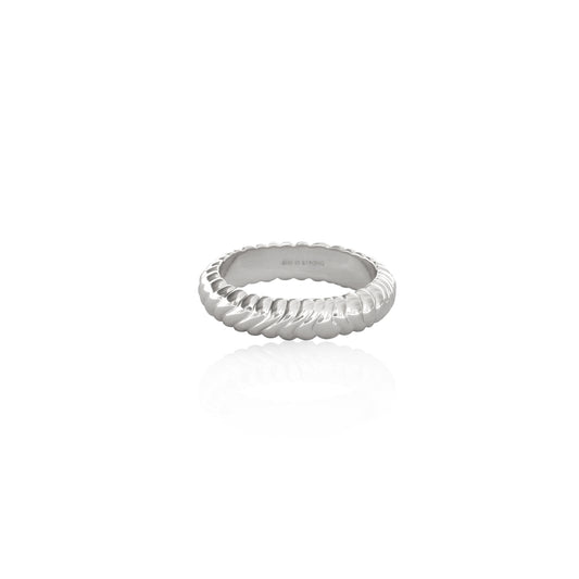 Seek + Find Silver She Is Strong Ring