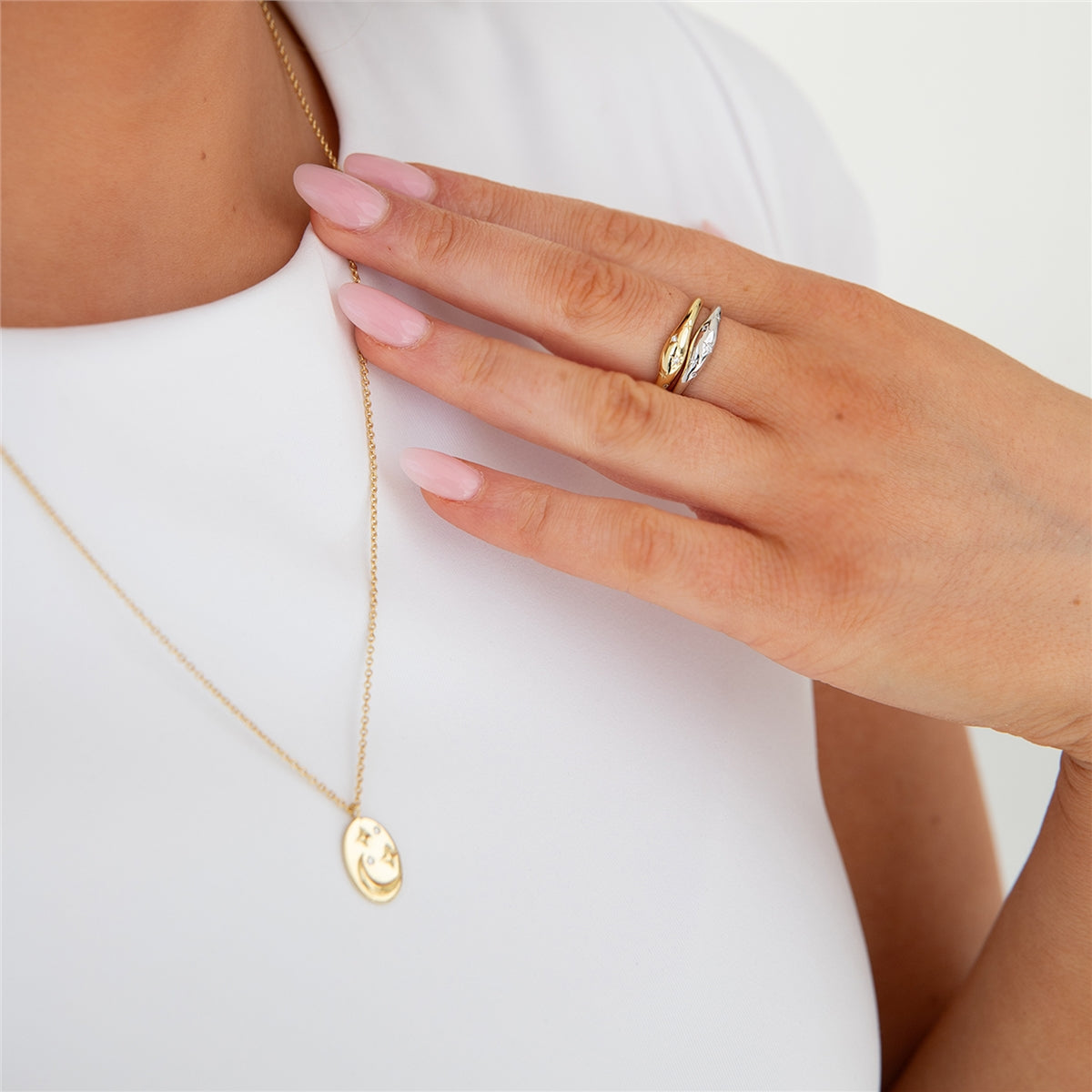 Seek + Find Silver Shine Dome Ring