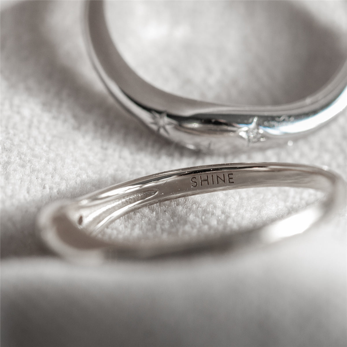 Seek + Find Silver Shine Dome Ring