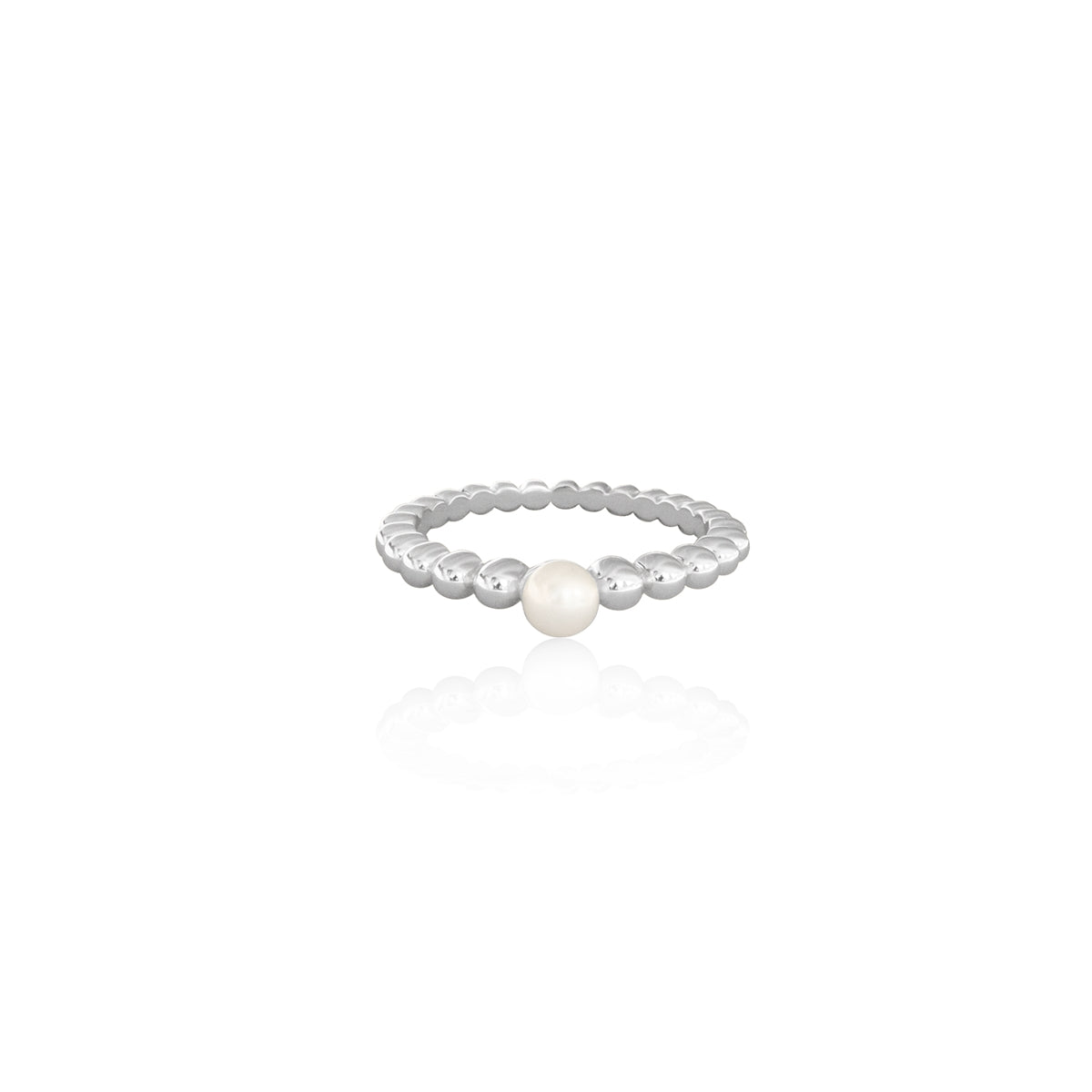 Seek + Find Silver Worthy Pearl Ring