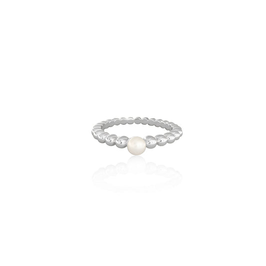 Seek + Find Silver Worthy Pearl Ring