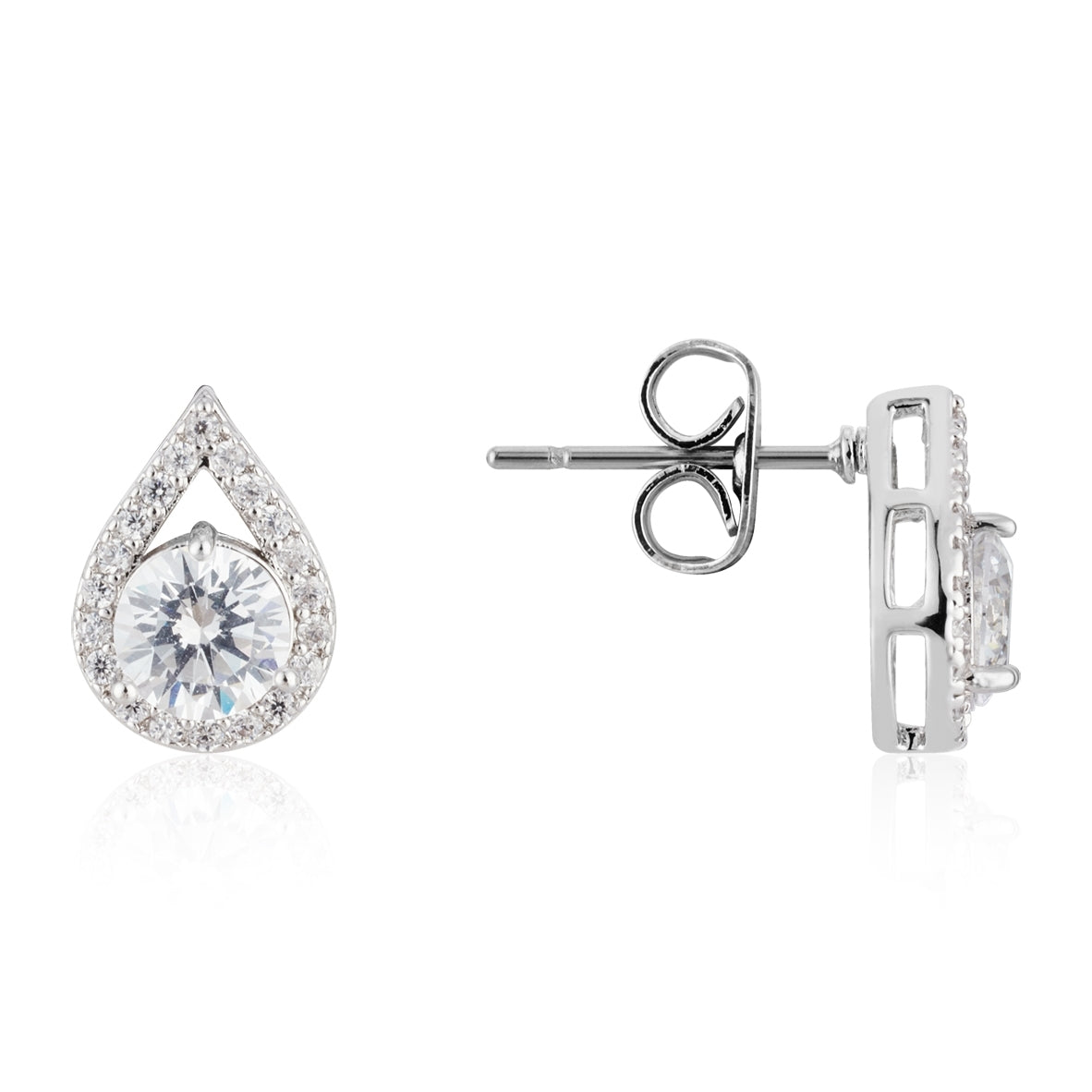 August Woods Silver Teardrop Halo Gift Set
