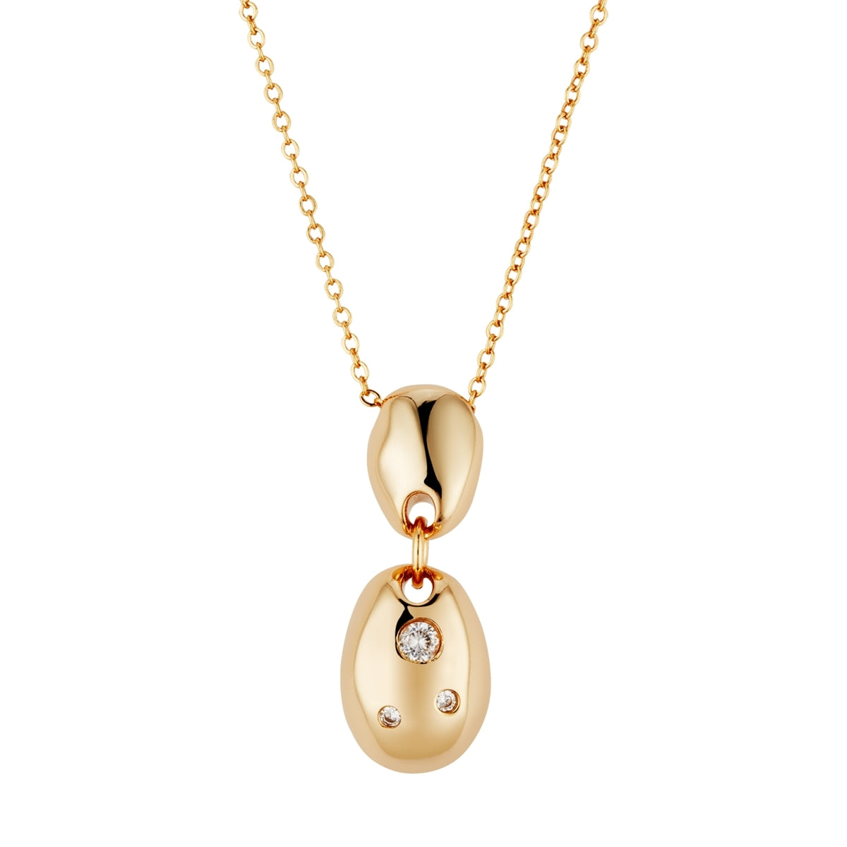 August Woods Gold Pavé Molten Gift Set
