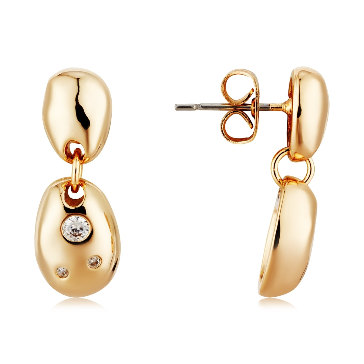 August Woods Gold Pavé Molten Gift Set