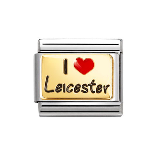 Nomination Gold Love Leicester Charm