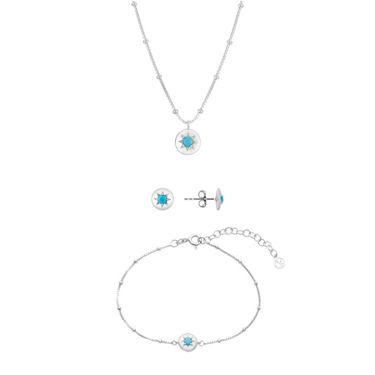Silver Birthstones December Gift Sets