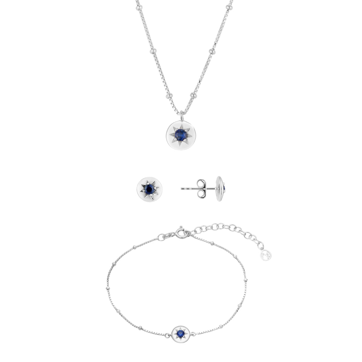 Argento Silver Birthstone September Gift Sets