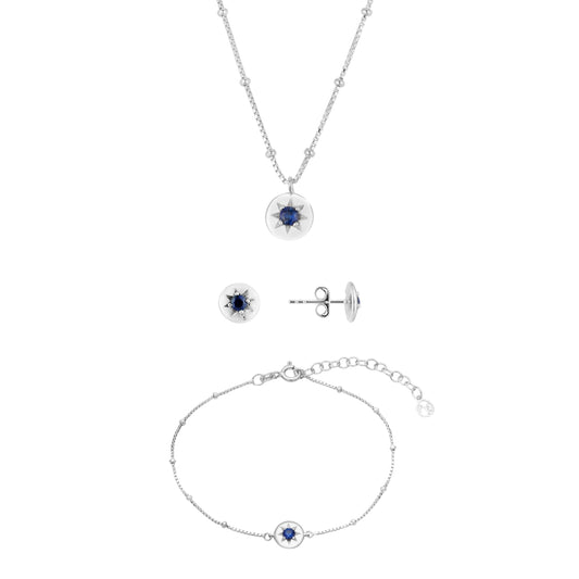 Argento Silver Birthstone September Gift Sets