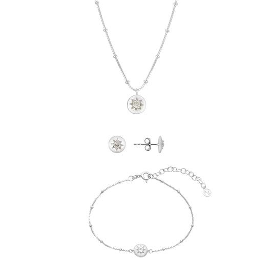 Argento Silver Birthstone April Gift Sets