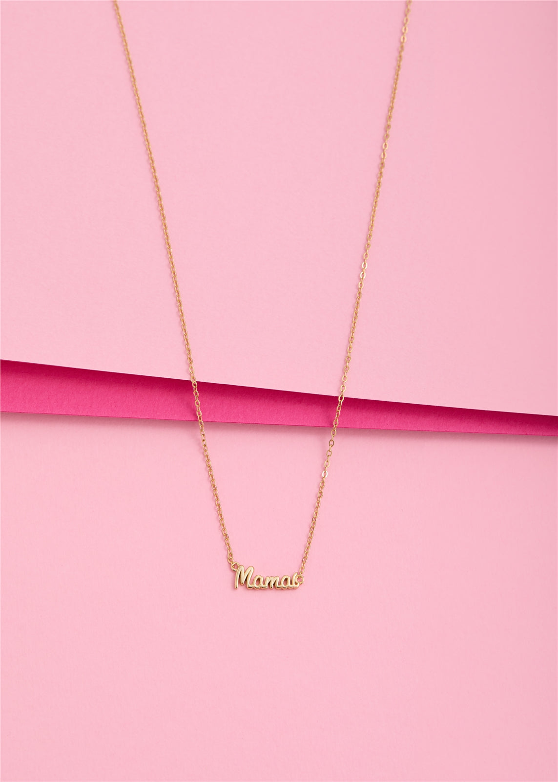 Argento Gold 14k Plated Mamai Mum Necklace
