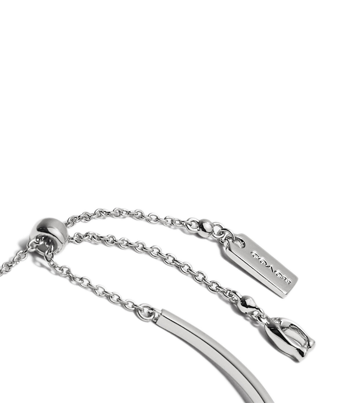 Coach Silver Slider Bangle