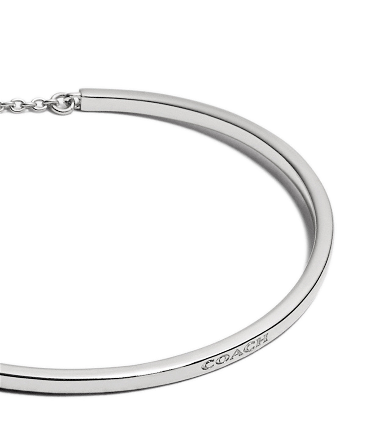 Coach Silver Slider Bangle