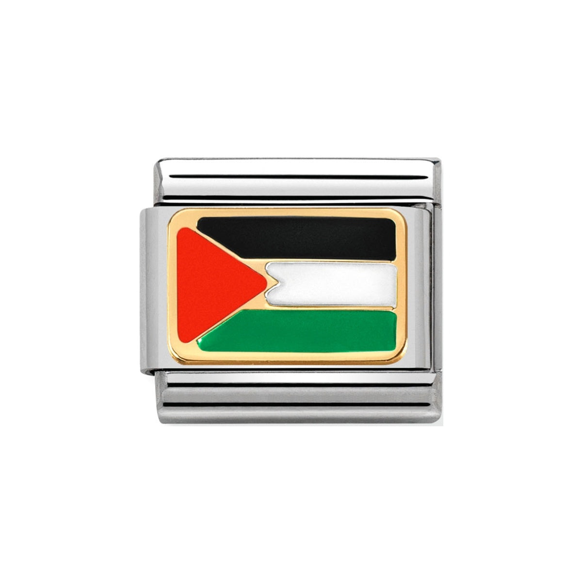 Nomination Palestine Flag Charm
