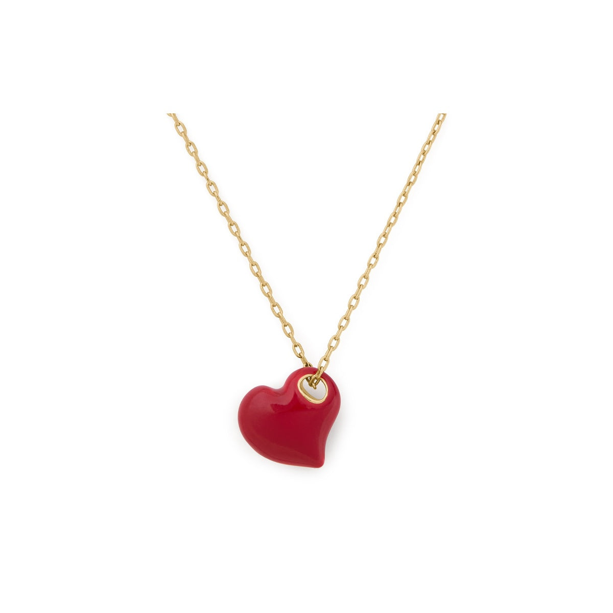 Kate Spade New York Gold Amour Dark Scarlet Necklace