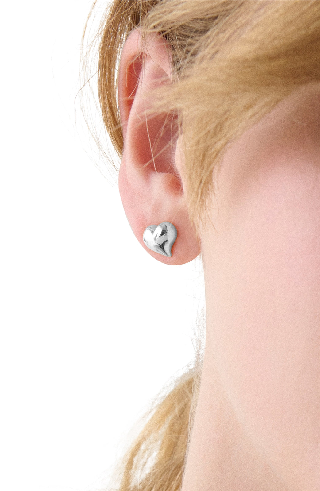 Kate Spade New York Silver Amour Heart Studs