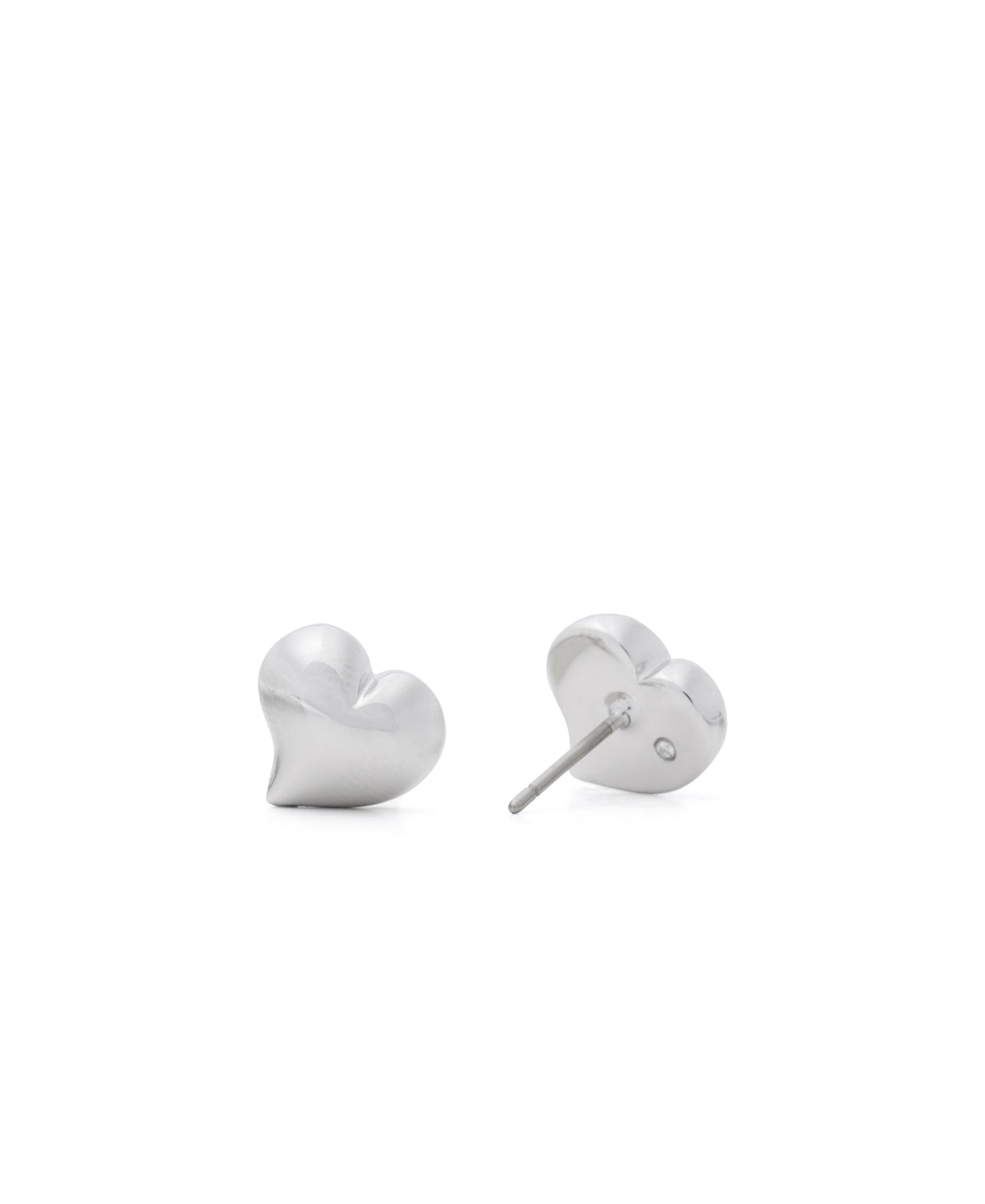 Kate Spade New York Silver Amour Heart Studs