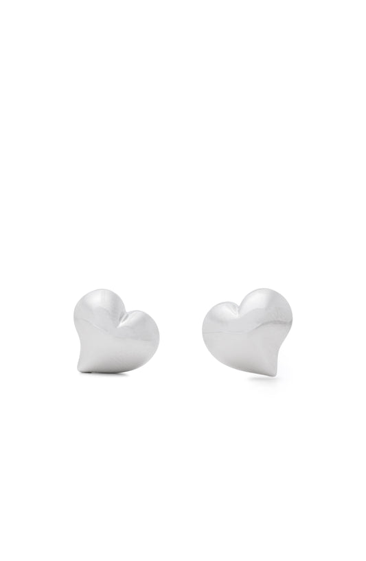 Kate Spade New York Silver Amour Heart Studs