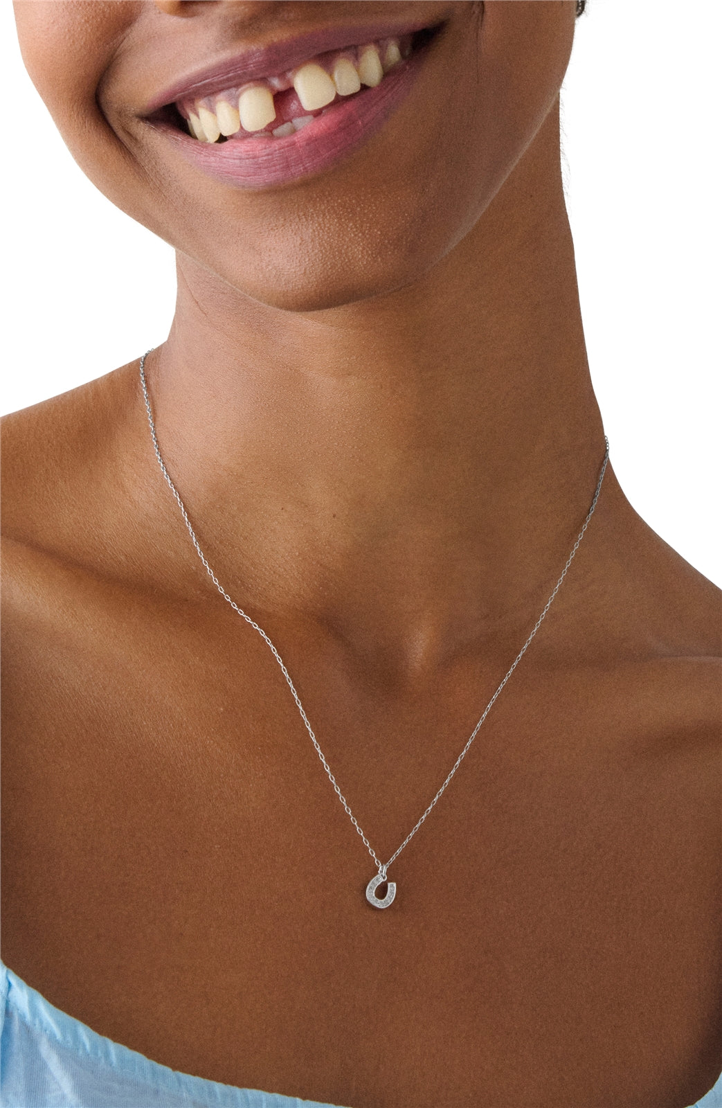 Kate Spade New York Silver Gifting Lucky You Horseshoe CZ Necklace