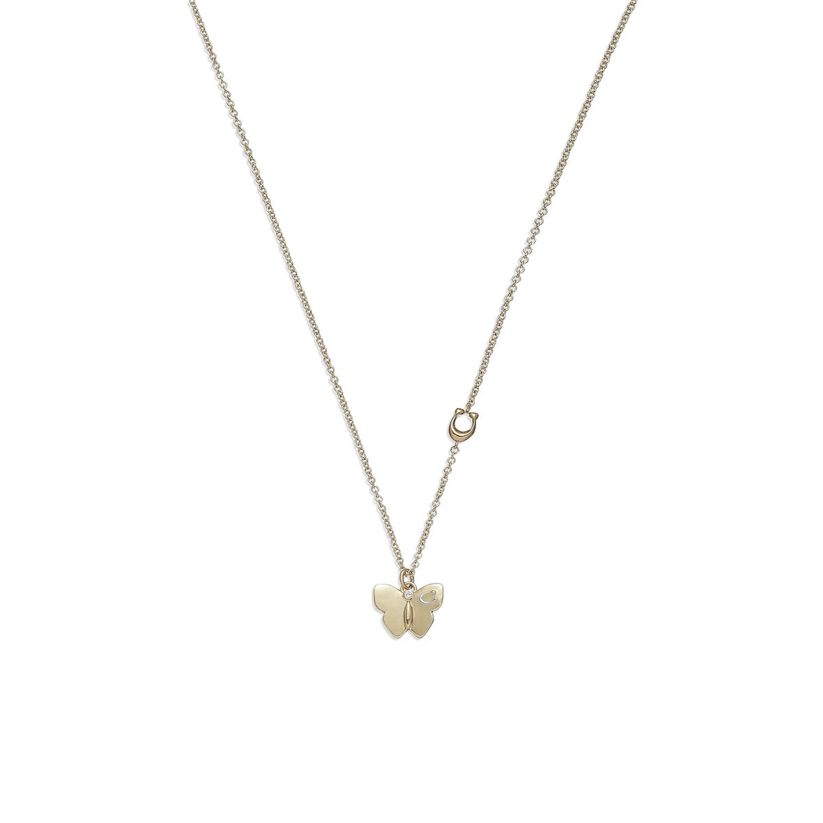 Coach Gold Butterfly Necklace