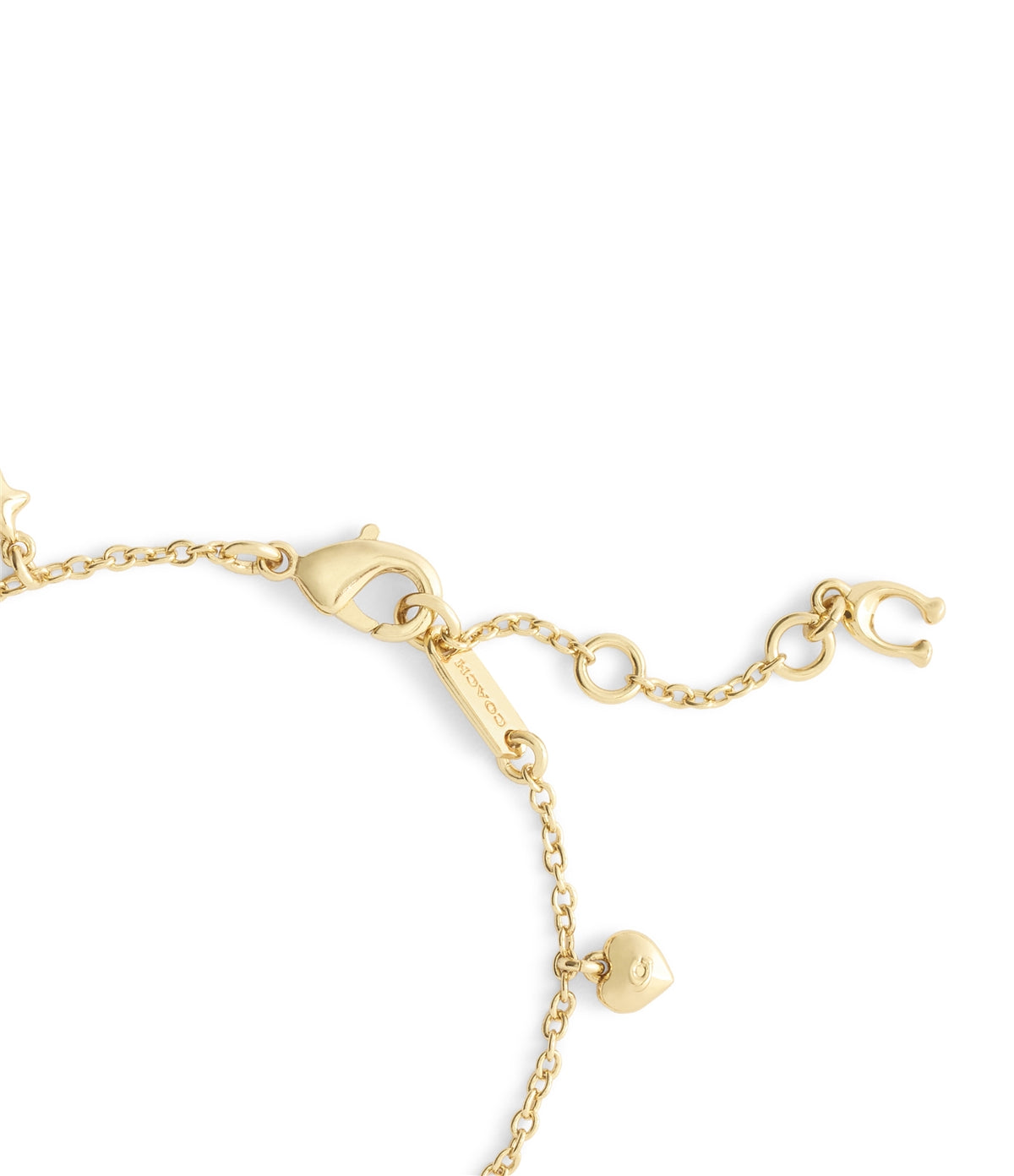 Coach Gold Classic Mini Charms Bracelet