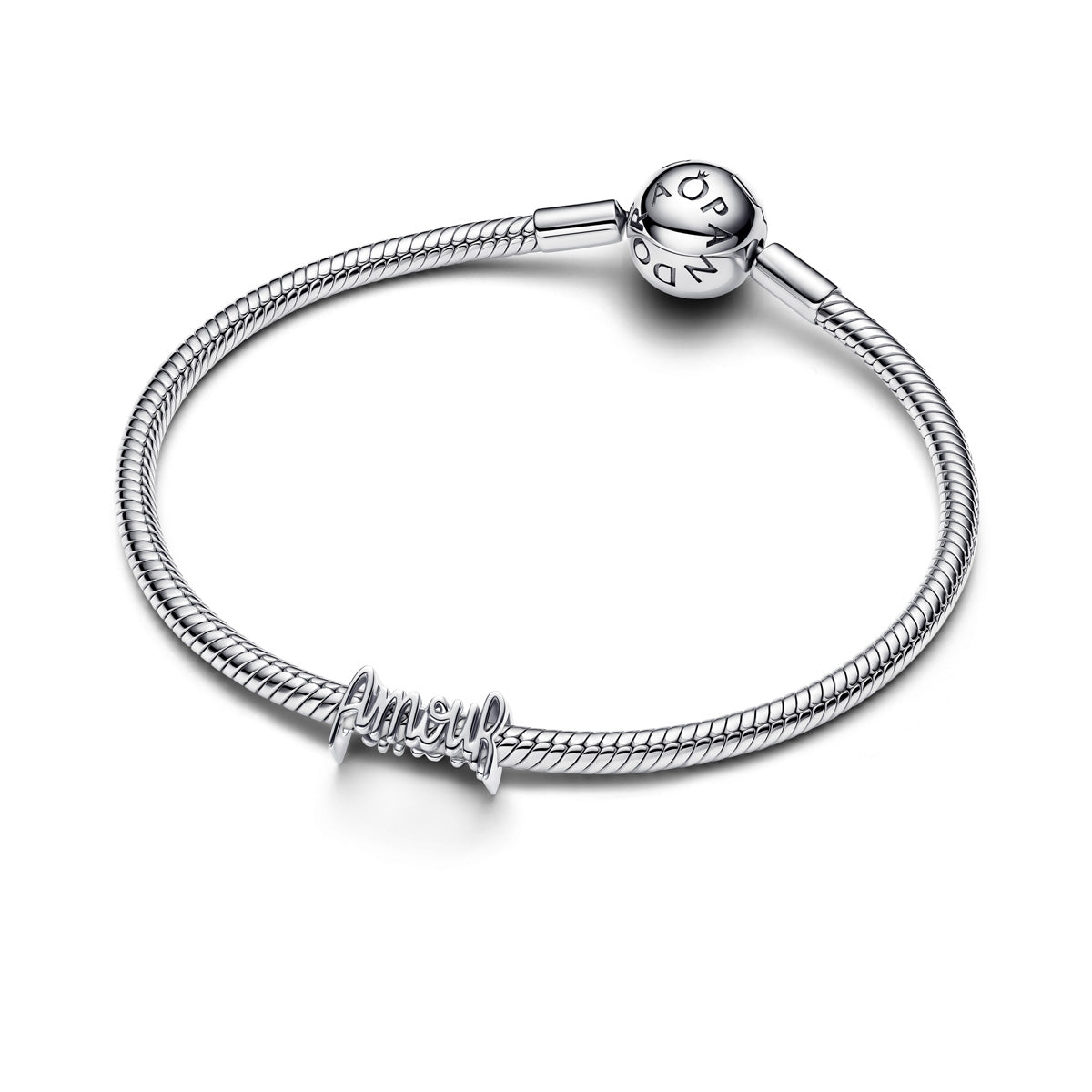 Pandora Silver 'Amour' Script Charm