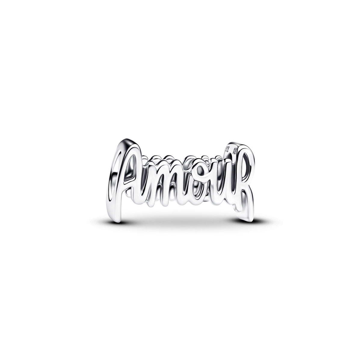 Pandora Silver 'Amour' Script Charm