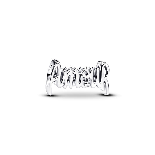Pandora Silver 'Amour' Script Charm