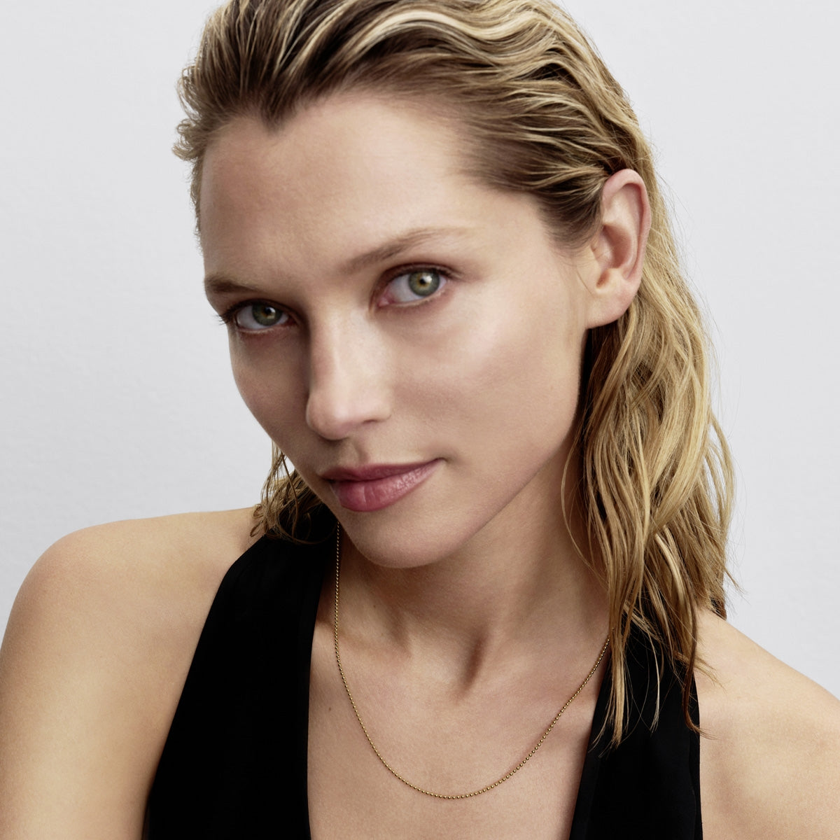 Pandora Gold Ball Chain Necklace