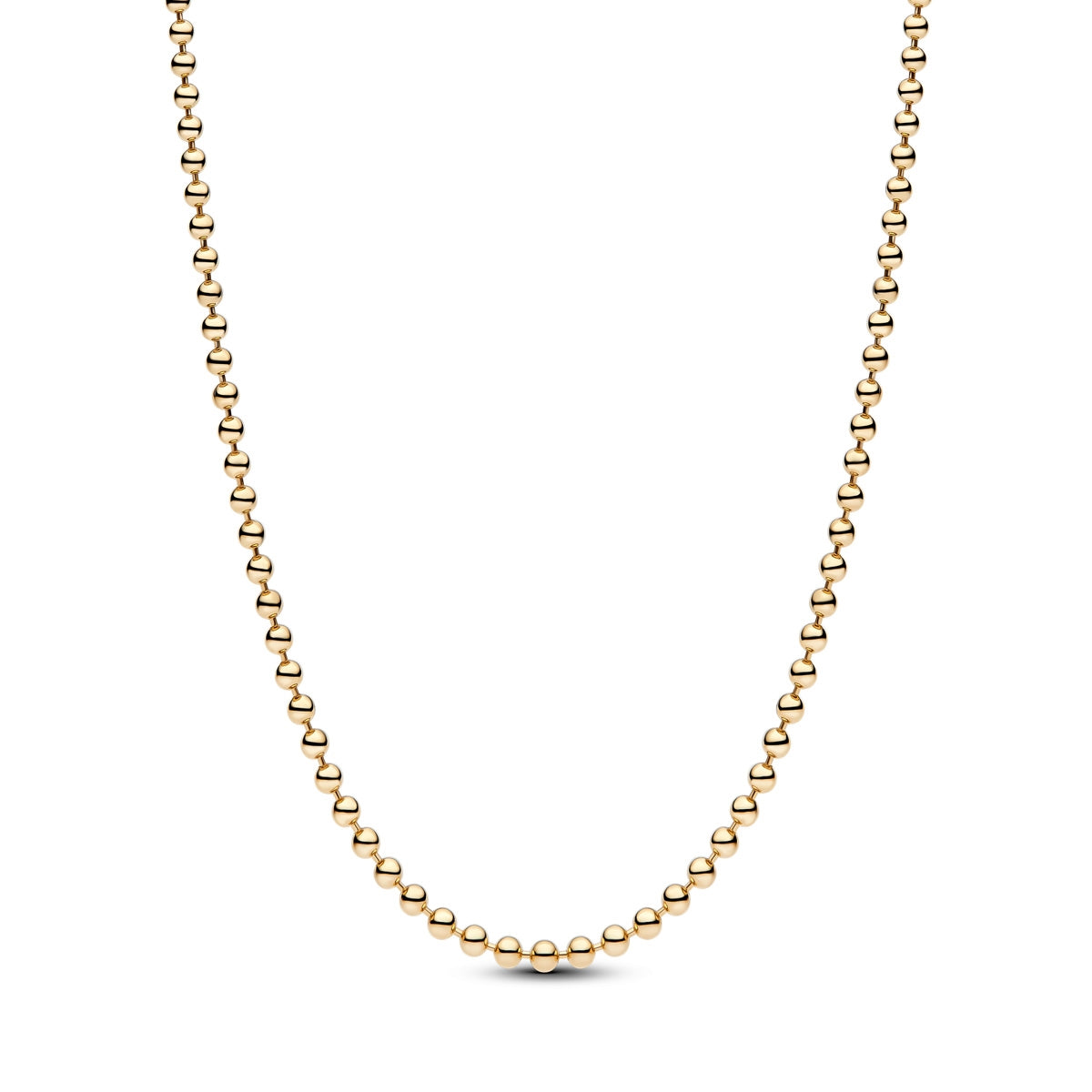 Pandora Gold Ball Chain Necklace