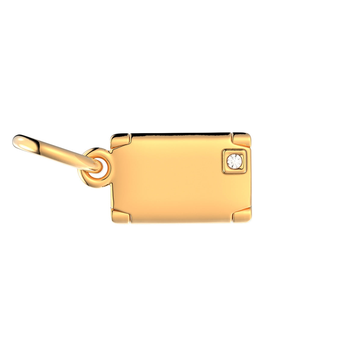 Pandora Gold Engravable & Openable Envelope Dangle Charm