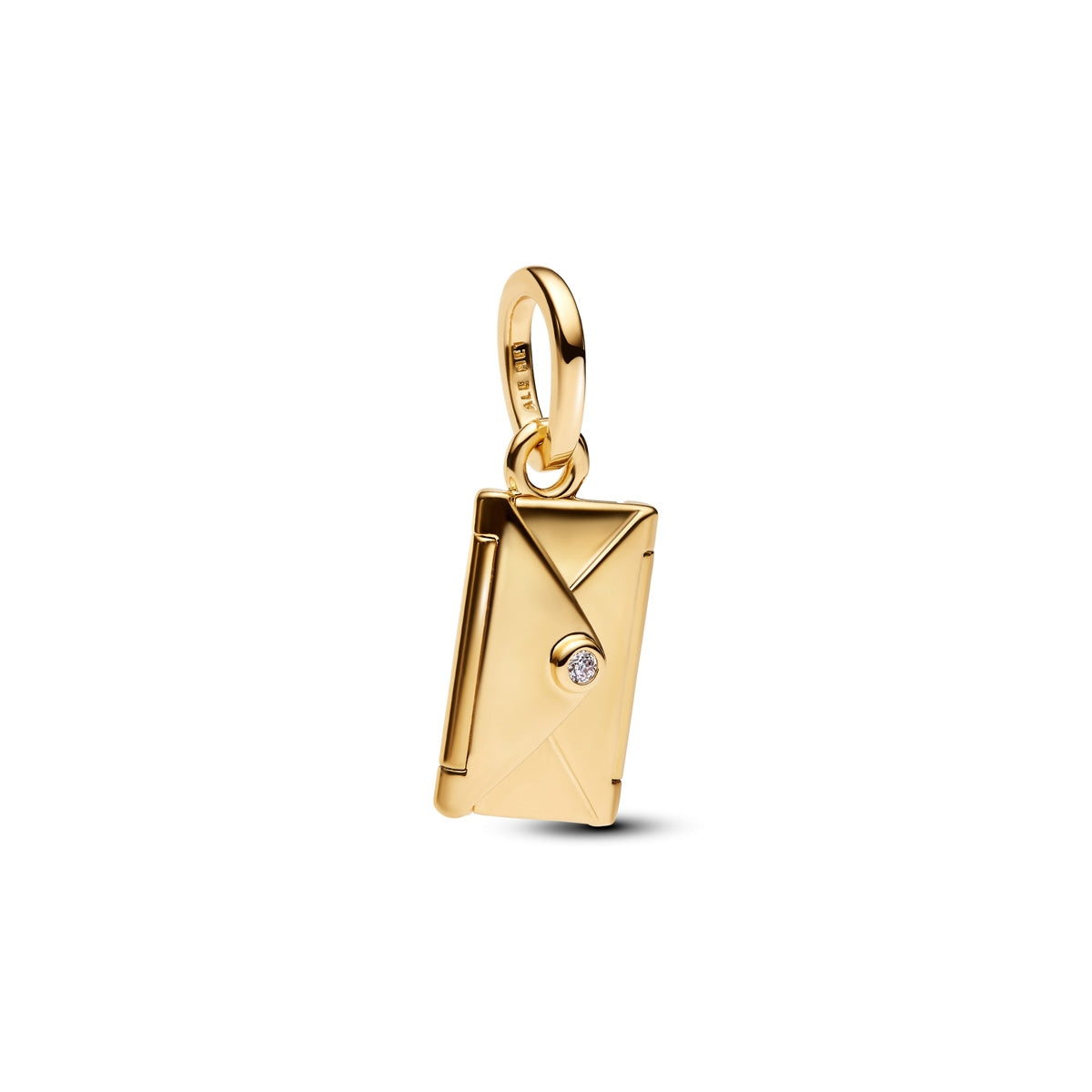 Pandora Gold Engravable & Openable Envelope Dangle Charm