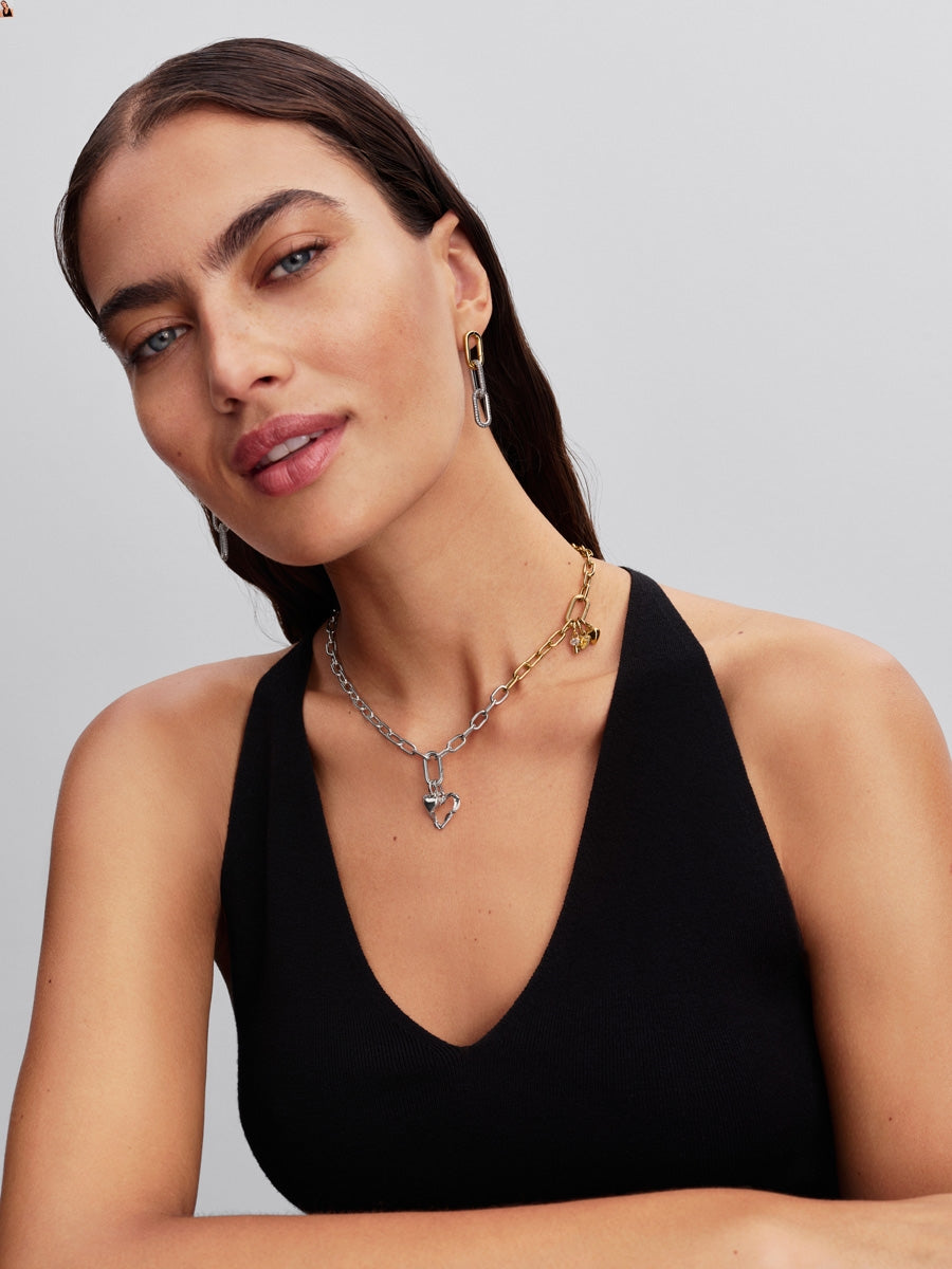 Pandora Silver Heart Mini Dangle Charm