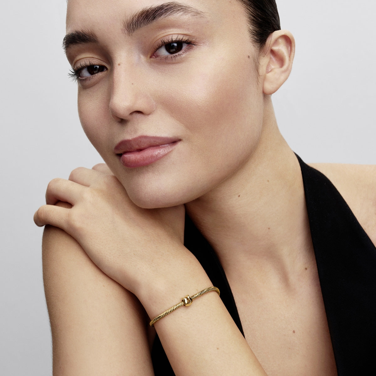 Pandora Gold Horseshoe Mini Charm