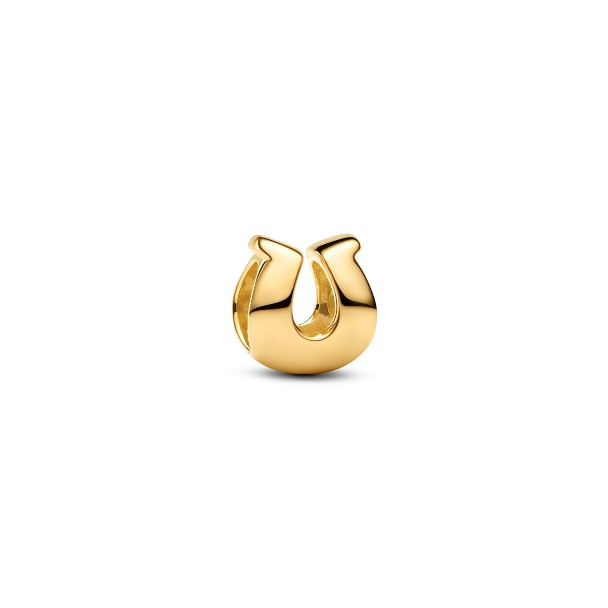 Pandora Gold Horseshoe Mini Charm