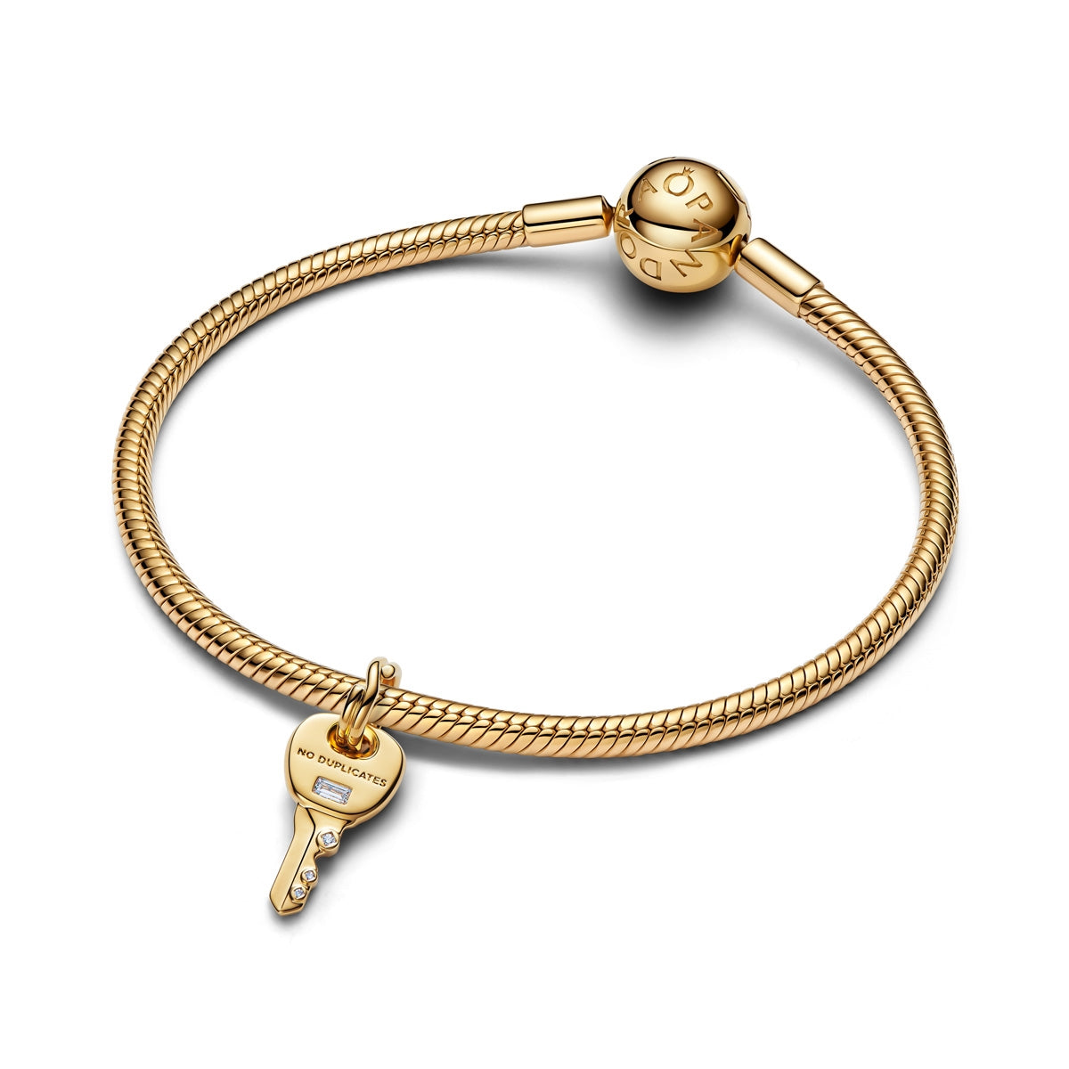 Pandora Gold Key Dangle Charm
