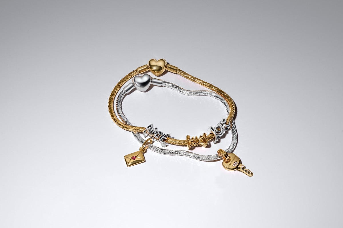 Pandora Gold Key Dangle Charm