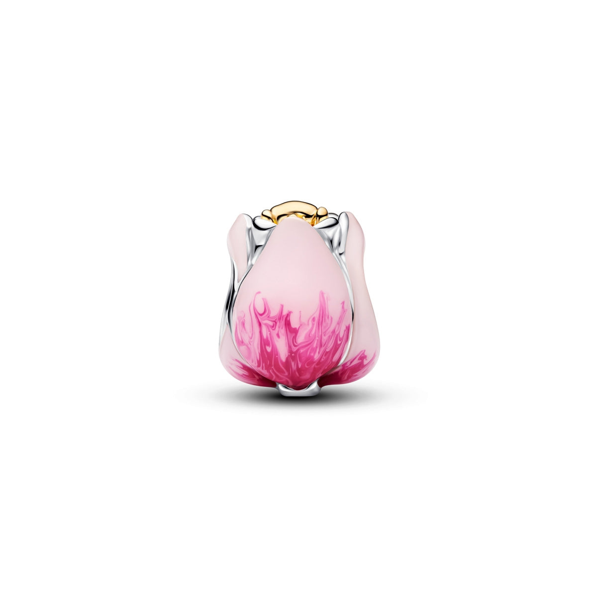 Pandora Silver Pink Tulip Charm