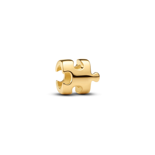 Pandora Gold Puzzle Piece Mini Charm