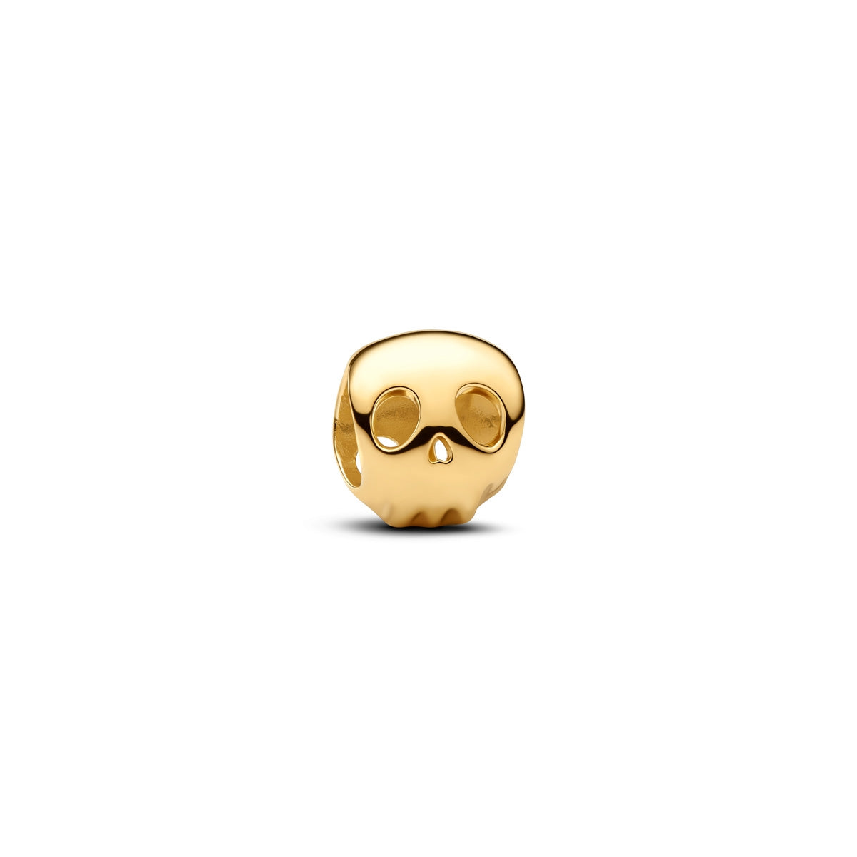 Pandora Gold Skull Mini Charm