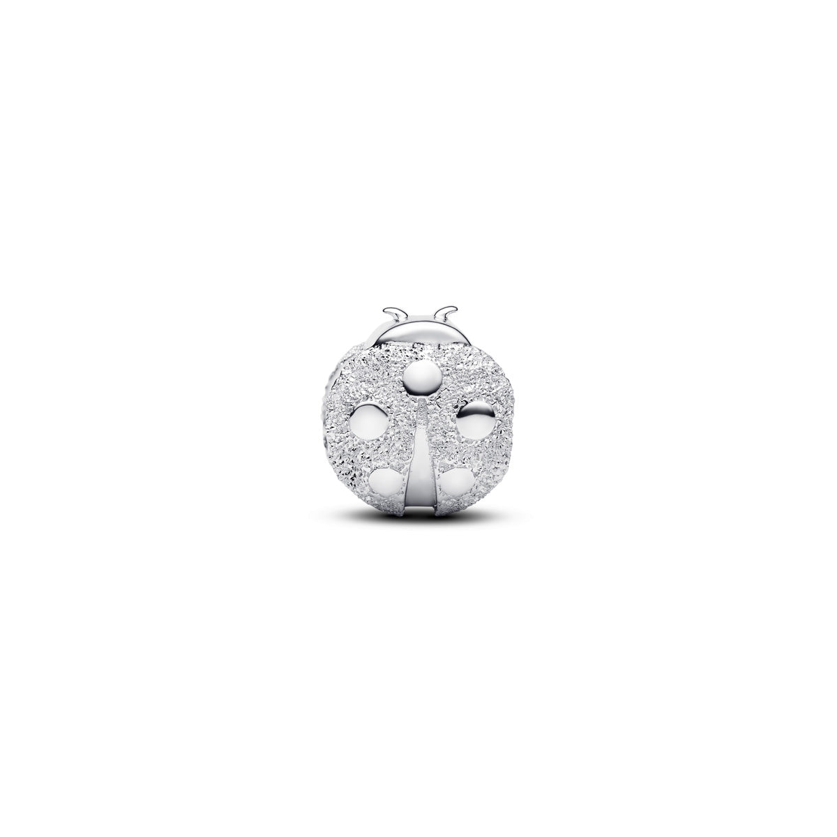 Pandora Silver Textured Ladybird Mini Charm