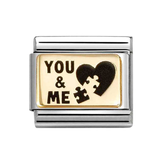 Nomination You & Me Puzzle Charm