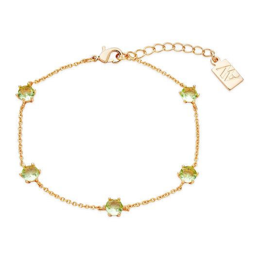 August Woods Gold Green Sorbet Bracelet