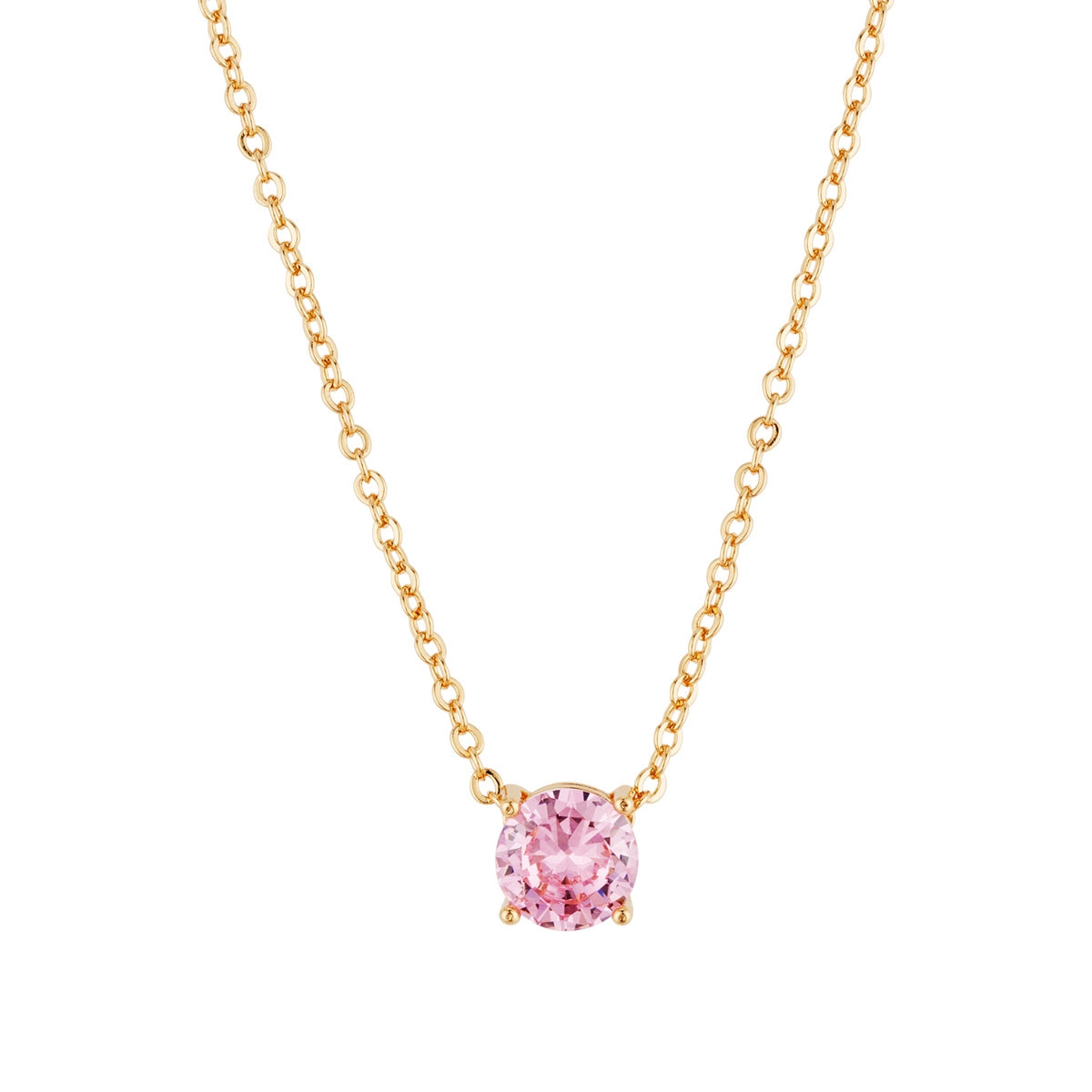 August Woods Gold Pink Sorbet Necklace