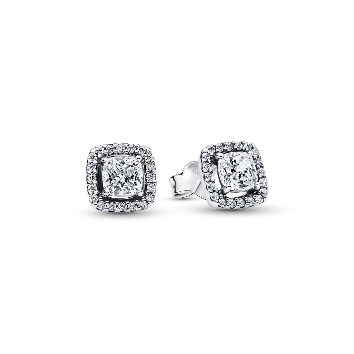 Pandora Silver Square Halo Jewellery Gift Set