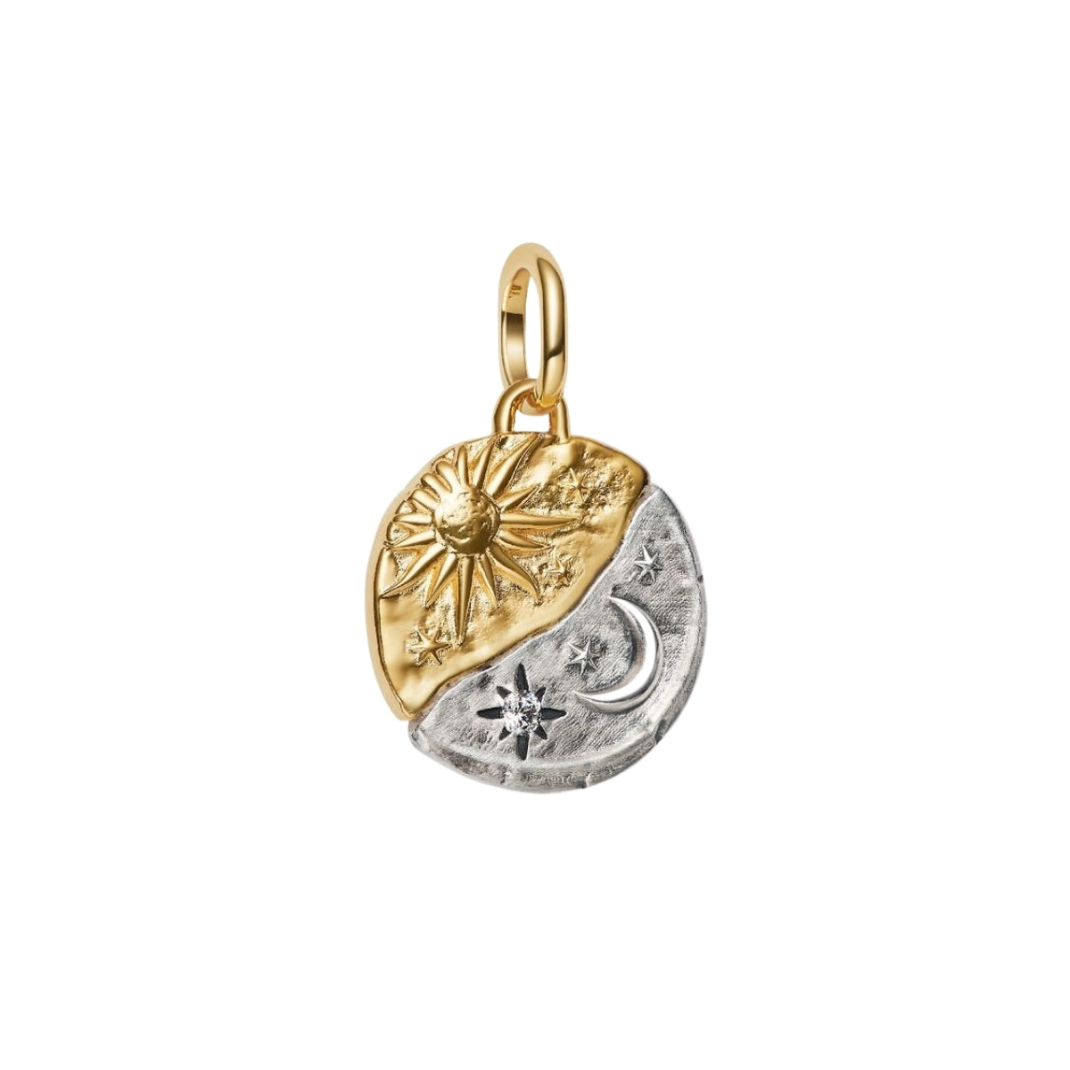 Pandora Gold Plated Talisman Sun, Moon and Lion Charm Bracelet Set