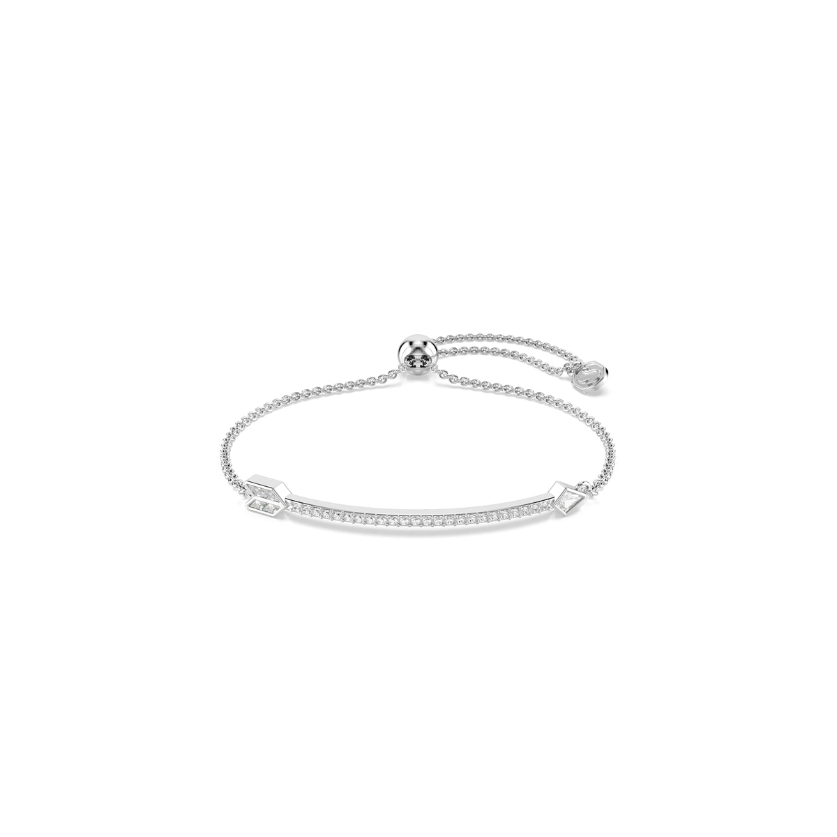 Swarovski Rhodium Plated Idyllia White Crystal Arrow Gift Set