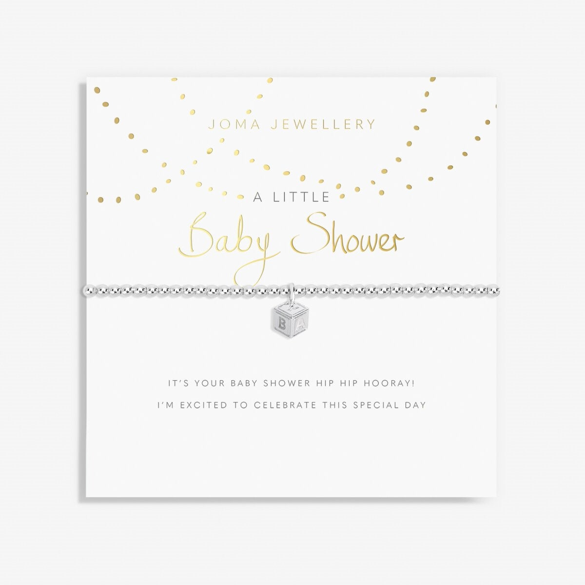 Joma A Little Baby Shower Bracelet