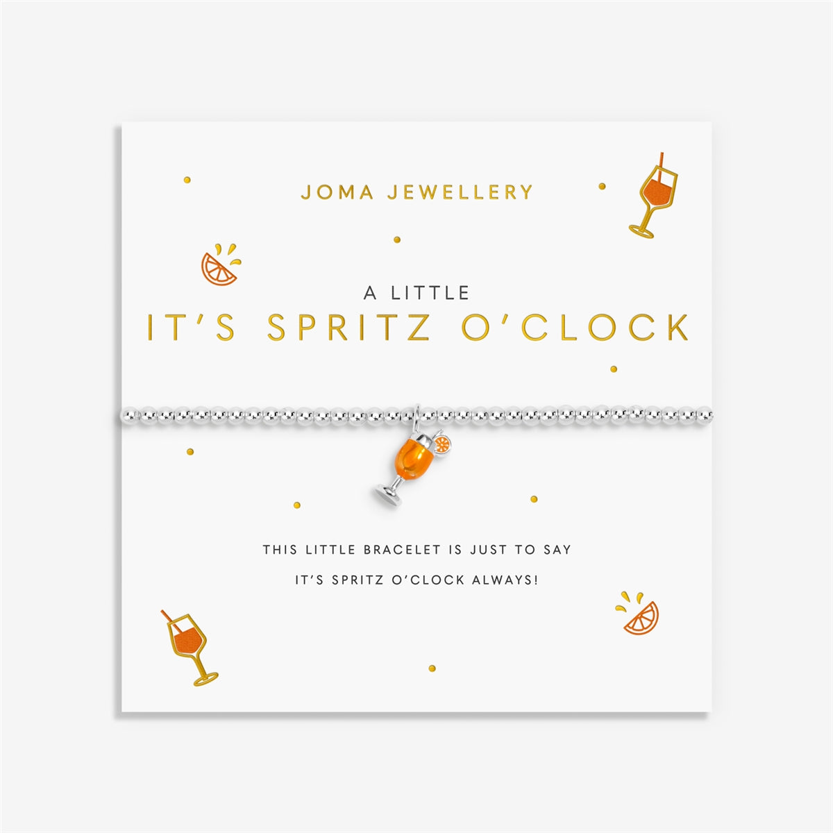 Joma A Little It's Spritz O'Clock Bracelet